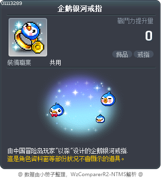 企鹅银河戒指 Tooltip