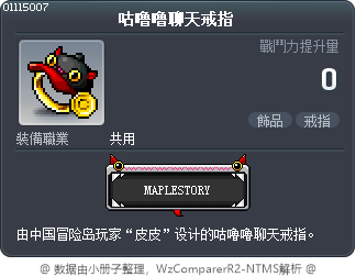 咕噜噜聊天戒指 Tooltip