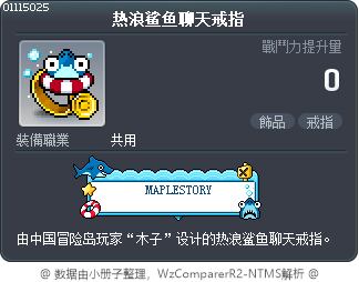 热浪鲨鱼聊天戒指 Tooltip