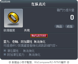 红队名片 Tooltip