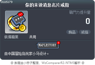 你的未读消息名片戒指 Tooltip