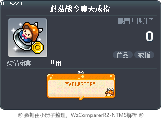 蘑菇战令聊天戒指 Tooltip