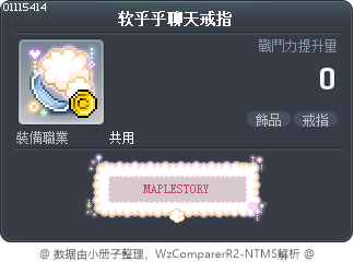 软乎乎聊天戒指 Tooltip