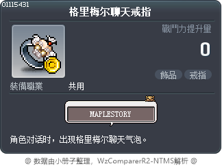 格里梅尔聊天戒指 Tooltip