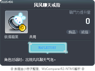 风风聊天戒指 Tooltip