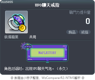UFO聊天戒指 Tooltip