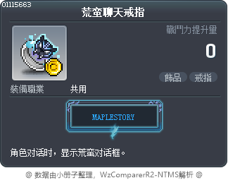 荒蛮聊天戒指 Tooltip