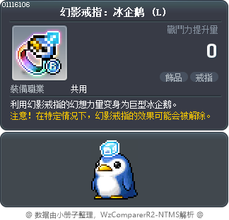 幻影戒指：冰企鹅 (L) Tooltip
