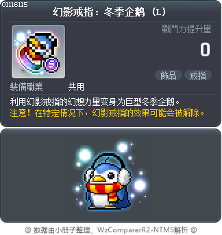 幻影戒指：冬季企鹅 (L) Tooltip
