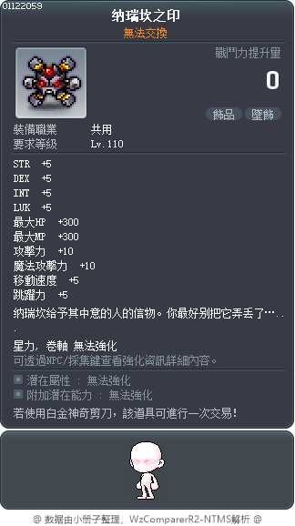Mark of Naricain Tooltip