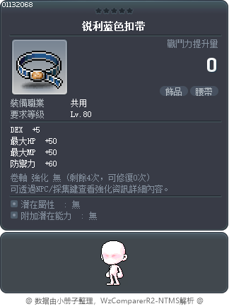锐利蓝色扣带 Tooltip