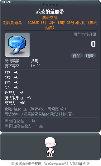 武公的藍色腰帶 Tooltip