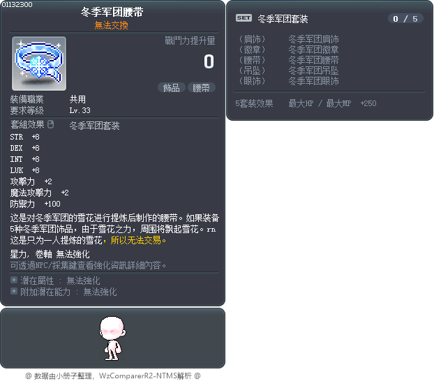 冬季军团腰带 Tooltip