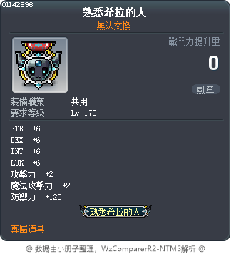 熟悉希拉的人 Tooltip