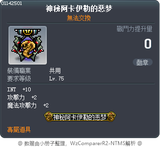 神秘阿卡伊勒的恶梦 Tooltip