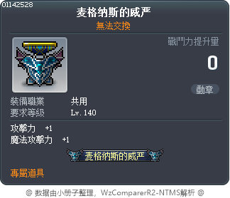麦格纳斯的威严 Tooltip