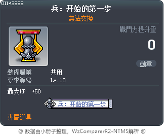 兵：开始的第一步 Tooltip