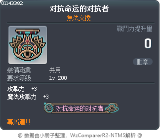 違逆命運的敵對者 Tooltip