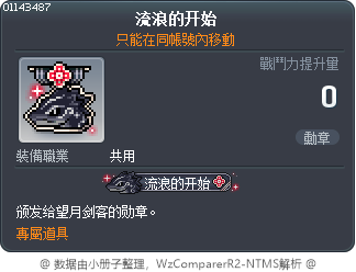 流浪的开始 Tooltip
