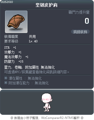 坚韧皮护肩 Tooltip