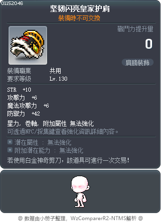 坚韧闪亮皇家护肩 Tooltip