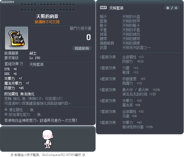 天照的肩章 Tooltip