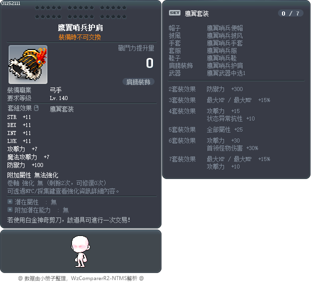 鹰翼哨兵护肩 Tooltip