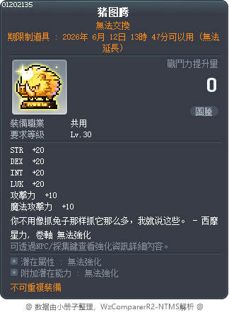 猪图腾 Tooltip