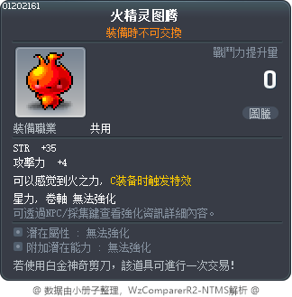 火之精靈圖騰 Tooltip
