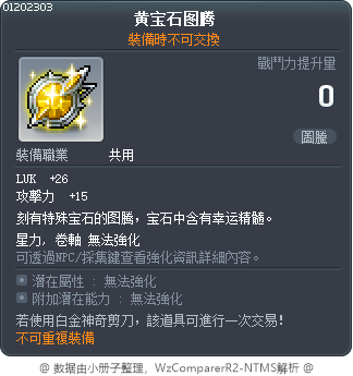 黄宝石图腾 Tooltip