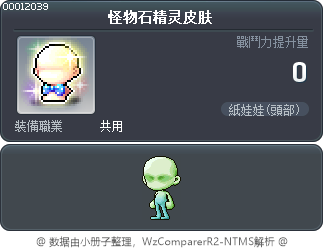 怪物石精灵皮肤 Tooltip