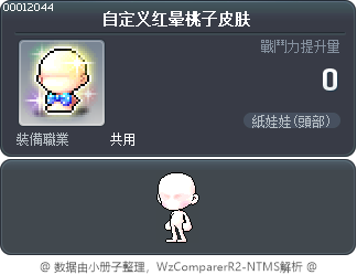 自定义红晕桃子皮肤 Tooltip