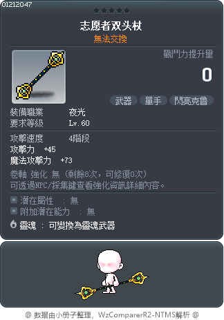 志愿者双头杖 Tooltip