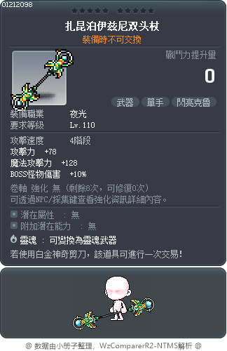 扎昆泊伊兹尼双头杖 Tooltip