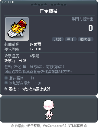 巨龙尊敬 Tooltip