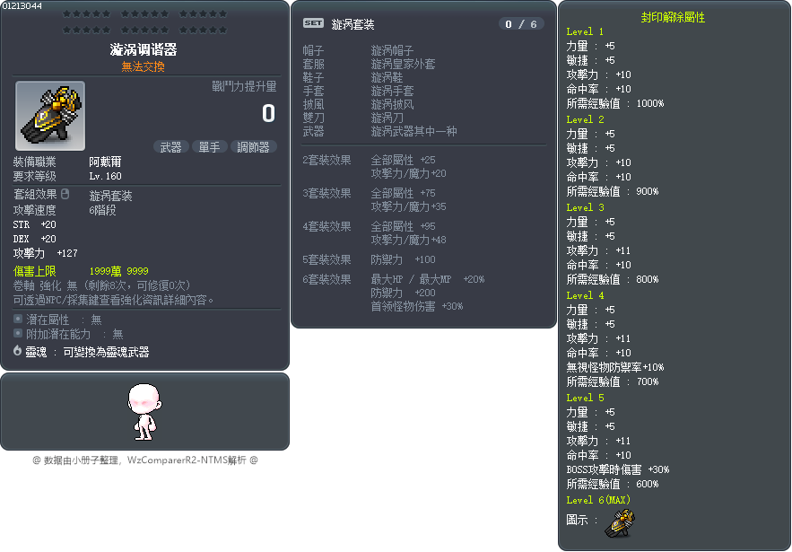 漩涡调谐器 Tooltip