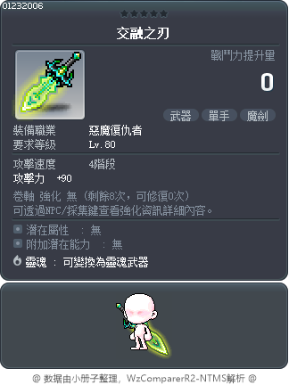 交融之刃 Tooltip