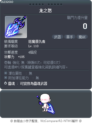 龙之怒 Tooltip