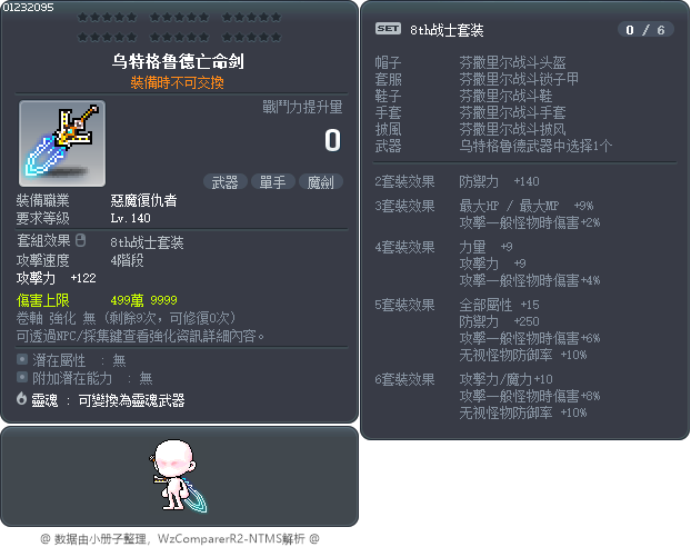 烏特卡勒德魔劍 Tooltip