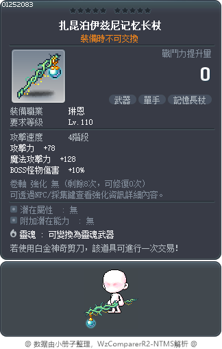 扎昆泊伊兹尼记忆长杖 Tooltip