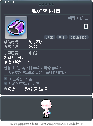 魅力ESP限制器 Tooltip