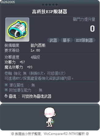 高科技ESP限制器 Tooltip