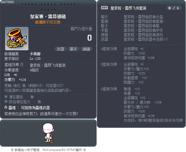 皇家班·雷昂锁链 Tooltip