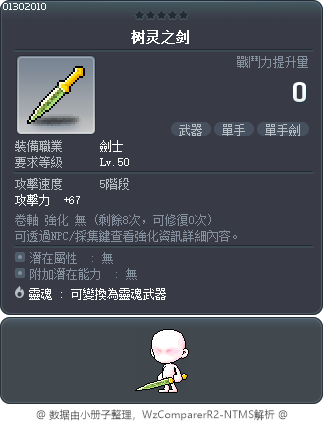 树灵之剑 Tooltip