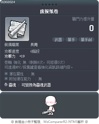 废报纸卷 Tooltip