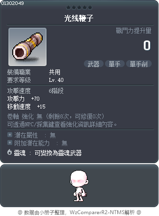 光线鞭子 Tooltip