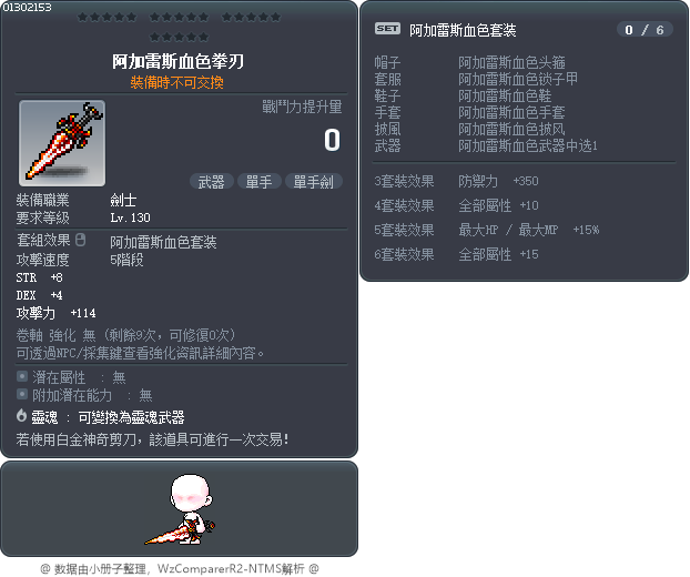阿加雷斯血色拳刃 Tooltip