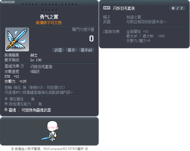 勇气之翼 Tooltip
