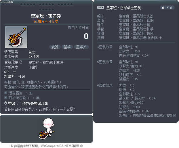 皇家班·雷昂斧 Tooltip