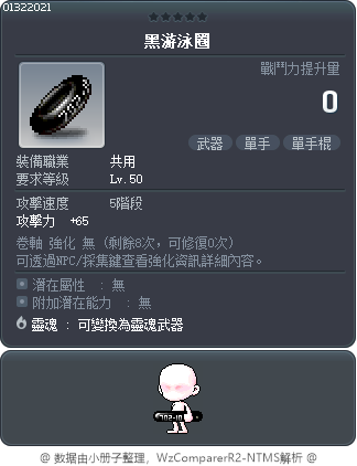 黑游泳圈 Tooltip